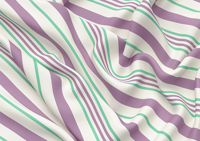 The British Stripe Co. George, Blackpool No.1 - Twist&Fit Roman Blind - Image 4